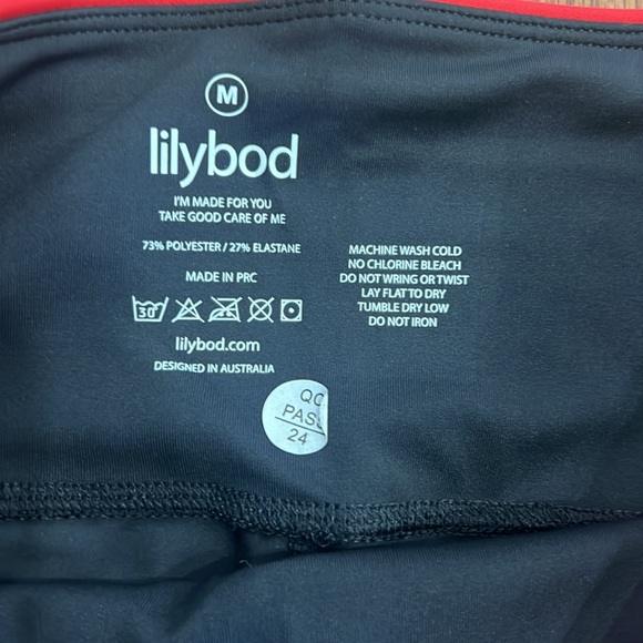 Lily Bod smoked back flame leggings size M - Picture 2 of 5